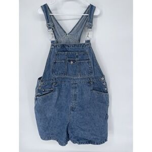 Vintage LA Blues Jean Denim Overall Carpenter Shorts  Women's Size XL